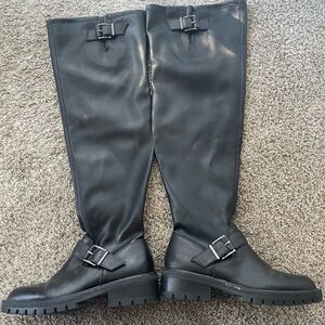 Vince Camuto Black Over the Knee Boots